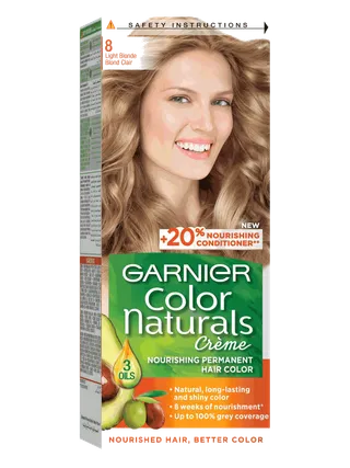 Garnier Permanent Hair Color Cream Light Blonde 8
