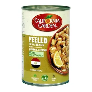 California Garden Foul Medammas Peeled Egyptian, 4x450g