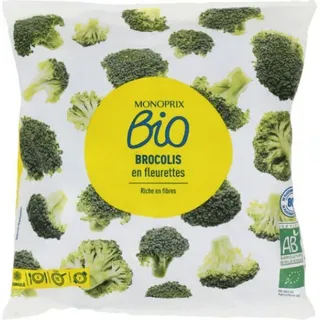 Monoprix Bio Frozen Organic Broccoli 600 g