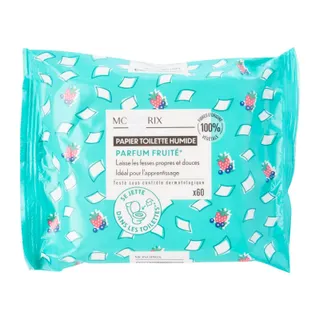 Monoprix Bebe Toilet Baby Wipes 60's