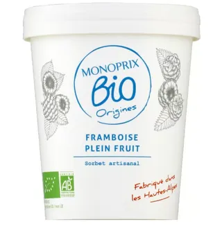 Monoprix Bio Organic Ice Cream Vanilla 334 g
