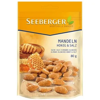 Seeberger Honey & Salt Blanched Almonds, 80g