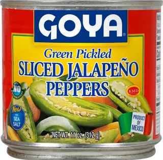Goya Green Pickled Jalapeno Peppers - Sliced