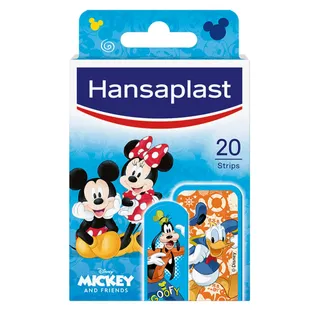 Hansaplast Disney Mickey & Friends Kids Plaster, 20 Pieces