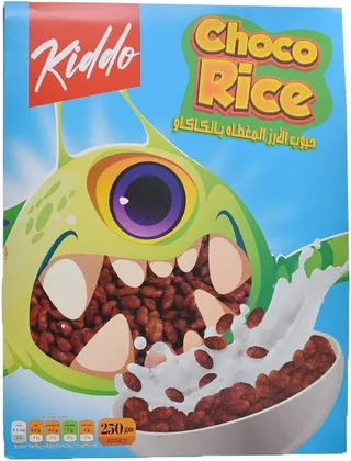 كيدو أرز شوكولاتة حبوب، 250g