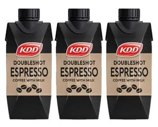 KDD Milk Coffee Doubleshot Espresso, 3x250ml