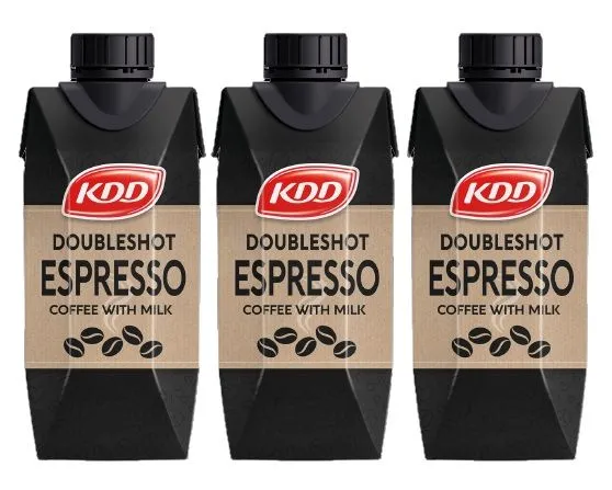 KDD Milk Coffee Doubleshot Espresso, 3x250ml