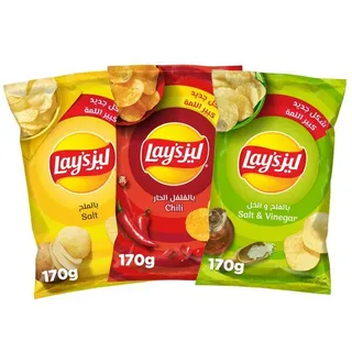 ليز مشكل 170جم*3 حبات