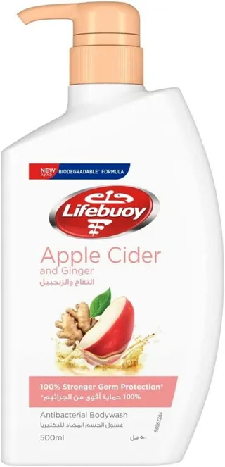 Lifebuoy Apple Cider & Ginger Bodywash, 500ml