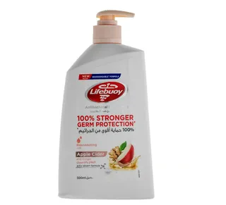 Lifebuoy Rejuvenating Apple Cider & Ginger Antibacterial Hand Wash, 500ml