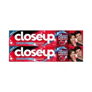 Closeup Triple Fresh Gel Toothpaste Red Hot, 2x120ml