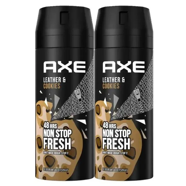 أكس جلد وكوكيز مزيل عرق، 2x150ml