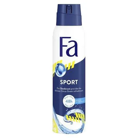 Fa Men Sport Deodorant Spray, 3x150ml