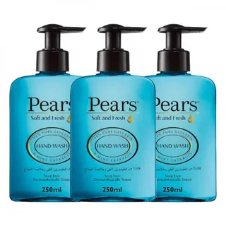 Pears Blue Soft & Fresh Handwash, 3x250ml