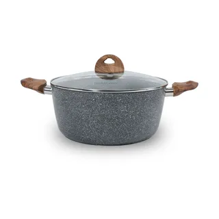 Homeway Marble Casserole Aluminum, 28cm