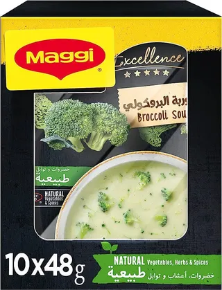 Maggi Excellence Broccoli Soup, 10x48g