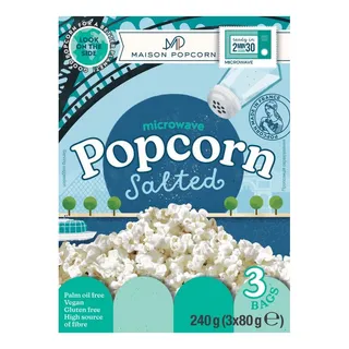 Maison Salt Flavored Popcorn, 2x240g