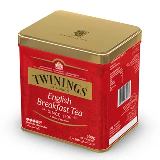 Twinings Gold Line English Breakfast Tin, 500g