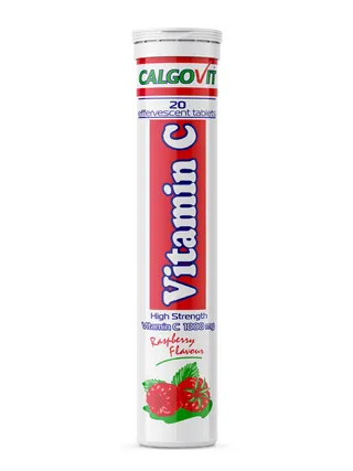 Vitamin C 20 Effervescent Capsules Raspberry