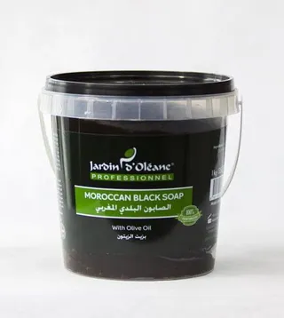 Latina Moroccan Olive Oil Black Soap 500g