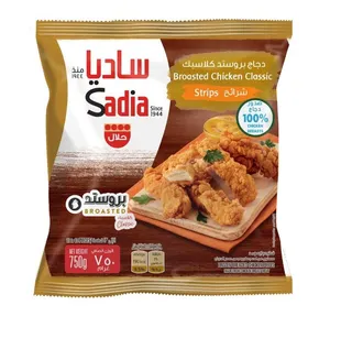 ساديا شرائح دجاج بروستد كلاسيك، 2 × 750