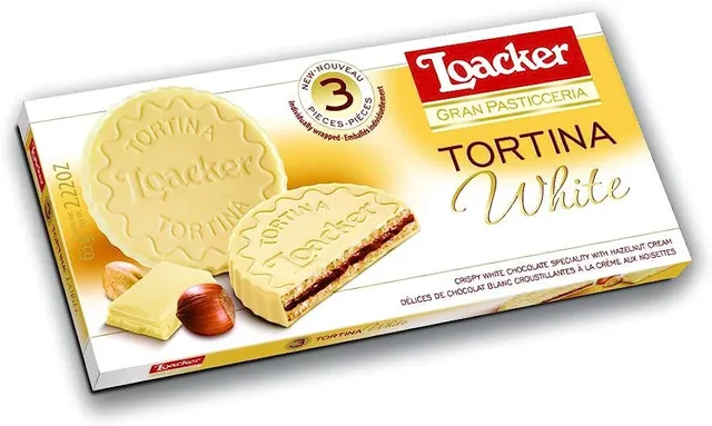 Loacker Tortina White Chocolate Wafer