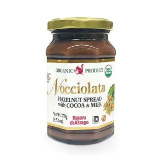 Nocciolata Organic Dairy Free Hazelnut Spread with Cocoa, 250g