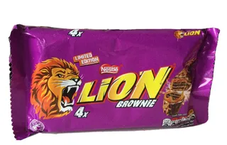 Lion Brownie Chocolate Bar, (4x30g), 120g