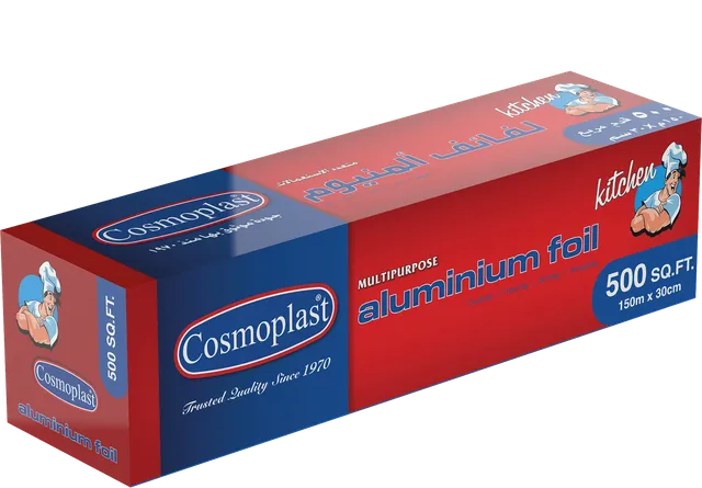 Cosmoplast Aluminium Foil 30cm, 500 Sq.Ft
