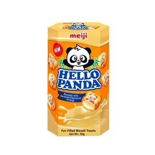 Hello Panda Caramel Filled Biscuit, 50g