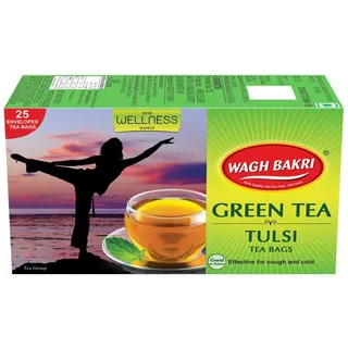 Wagh Bakri Green Tea Basil With Tulsi, 37.5g