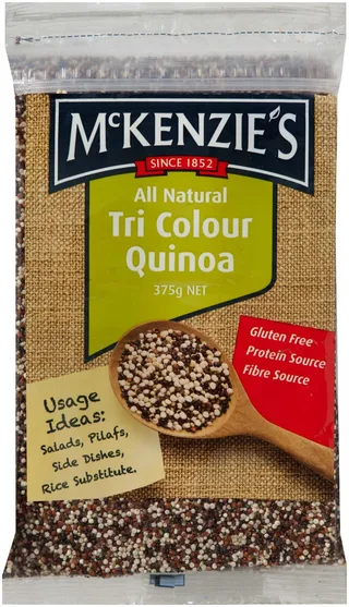 Mckenzie's Tri-Colour Quinoa Gluten Free 375G