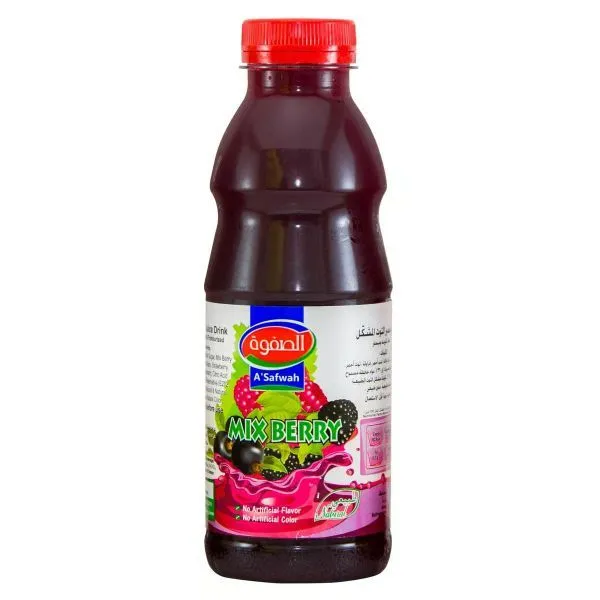 أسفوة عصير توت مشكل بدون سكر مضاف، 500ml
