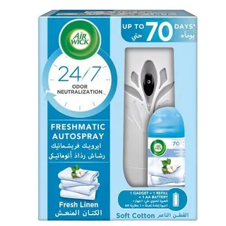 Air Wick Pure Freshmatic Auto Spray Soft Cotton, 250ml