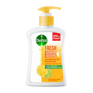 Dettol Fresh Citrus & Orange Blossom Antibacterial Liquid Hand Wash, 200ml