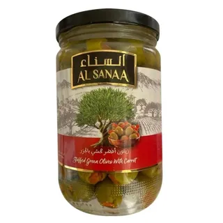 الصنع زيتون أخضر محشي، 285g
