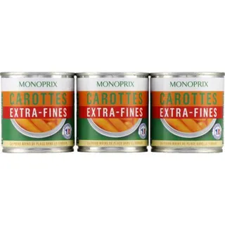 Monoprix Extra Fine Carrot 3X130G