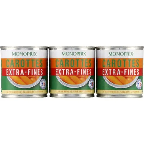 Monoprix Extra Fine Carrot 3X130G