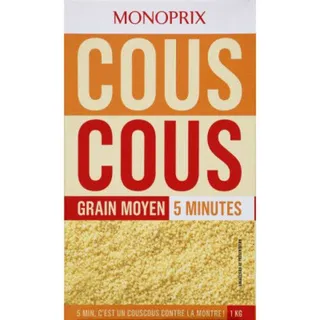 Monoprix Medium Couscous, 1kg