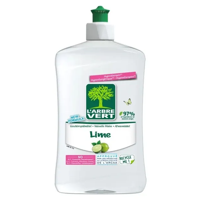 L'Arbre Vert Lime Dishwashing Liquid 500Ml