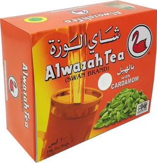 الوزة كيس شاي بالهيل، 100 كيس