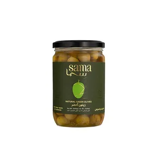 Sama Natural Green Olives, 640g