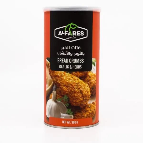 Al Fares Bread Crumbs Garlic & Herbs, 300g
