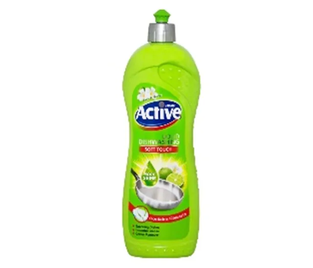 أكتيف سائل غسيل أطباق جليسرين ليمون وزهور، 750ml