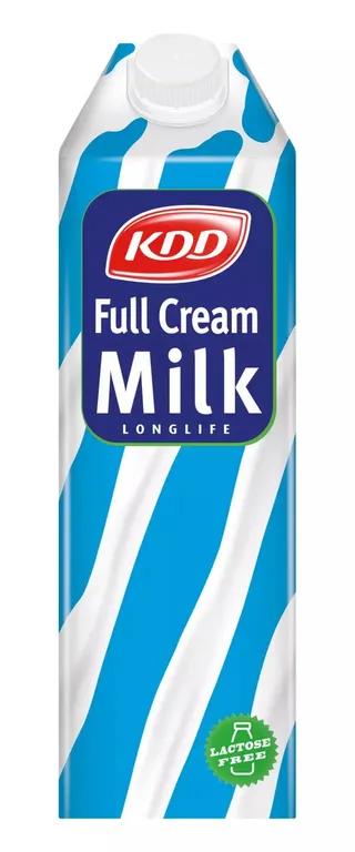 كي دي دي حليب كامل الدسم طويل الأمد خالي من اللاكتوز 250X6 مل
