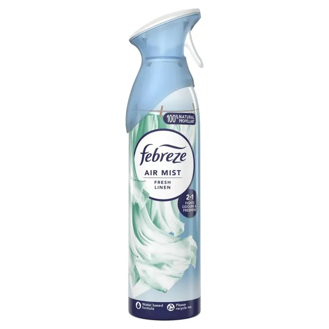Febreze Fresh Linen Scent Air Mist, 185ml