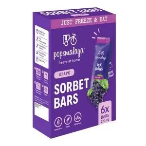 Pops Malaya Grape Ice Bars, 6 Pieces
