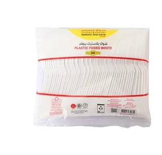 TAMIMI MARKETS PLASTIC FORKS HD CLEAR 20/50CT