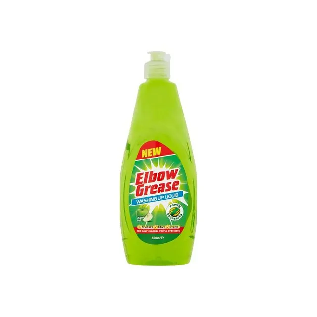 Elbow Grease Apple Fresh Washing Up Liquid, 600ml
