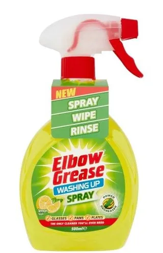 Elbow Grease Lemon Fresh Washing Up Spray, 500ml